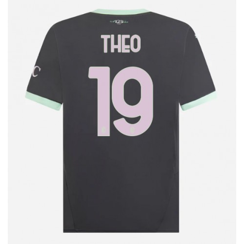 Fotballdrakt Herre AC Milan Theo Hernandez #19 Tredjedrakt 2024-25 Kortermet